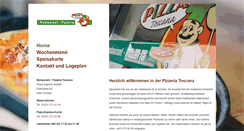 Desktop Screenshot of pizzeriatoscana.li